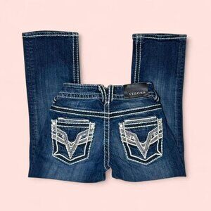 Y2K Vintage embellished cropped jeans